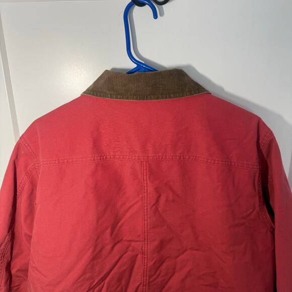 VTG LL Bean Heavyweight Canvas Barn Chore Jacket, Corduroy Collar, Insualted - Picture 9 of 14